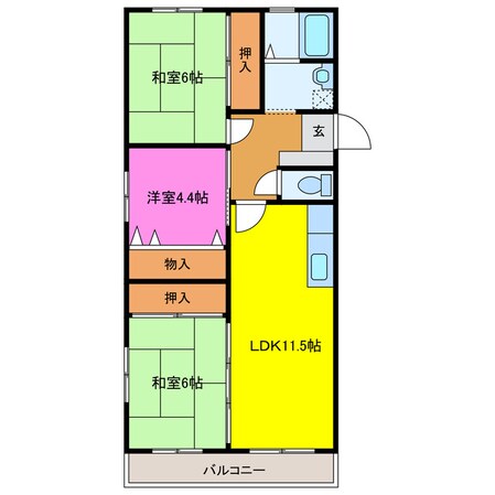 AAI　高尾の物件間取画像